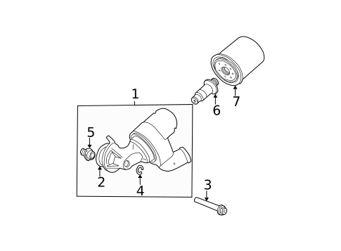 Oil Cooler for 1999 Ford Explorer #0