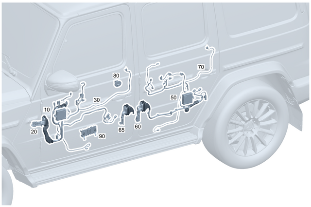 4658203303 - : Electrical Wiring Harness for Mercedes-Benz Image
