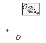 26073372 - Suspension: Inner Boot for GM Image