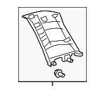 625500C040E0 - : Upper Quarter Trim for Toyota: Sequoia Image