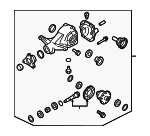530004F000 - Universals &amp; Rear Axle: Carrier Assembly for Kia: K900 Image
