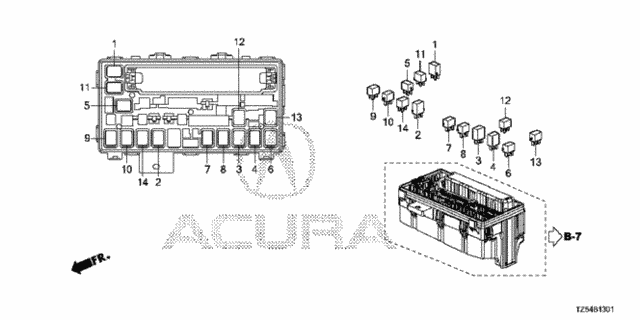 Control Unit (Engine Room) (2) for 2014 Acura MDX #0