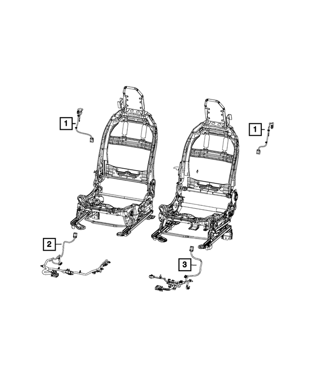 68104850AA - Electrical: Seat Wiring for Mopar Image
