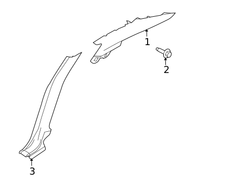 Interior Trim - Quarter Panels for 2013 Lincoln MKS #0