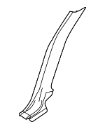 8A5Z5431012AB - Body: Lock Pillar Trim for Lincoln: MKS Image