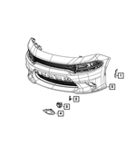 68228884AF - Electrical: Front Fog Lamp for Mopar Image