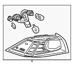 8330A108 - Electrical: Combo Lamp Assembly for Mitsubishi Image