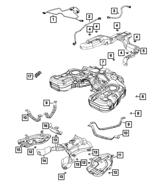 Fuel Tank for 2017 Jeep Grand Cherokee #0