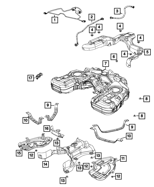 4578788AC - Fuel: Fuel Supply Hose for Mopar Image
