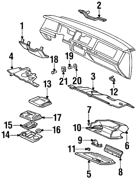 Trunk for 1992 Lincoln Town Car #1