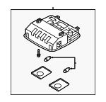 928202V000RY - : 2015-2017 Hyundai Veloster - Overhead Console for Hyundai: Veloster Image