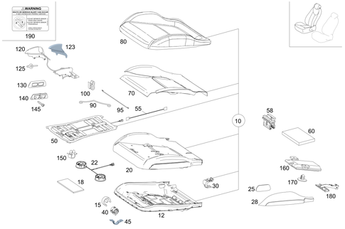Right Seat for 2016 Mercedes-Benz AMG GT S #0