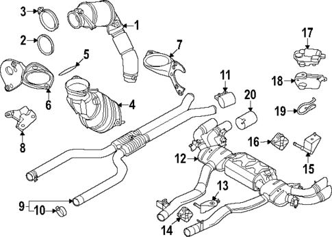 Exhaust Components for 2025 BMW X5 #0