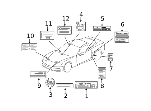 Labels for 2009 Chevrolet Corvette #0