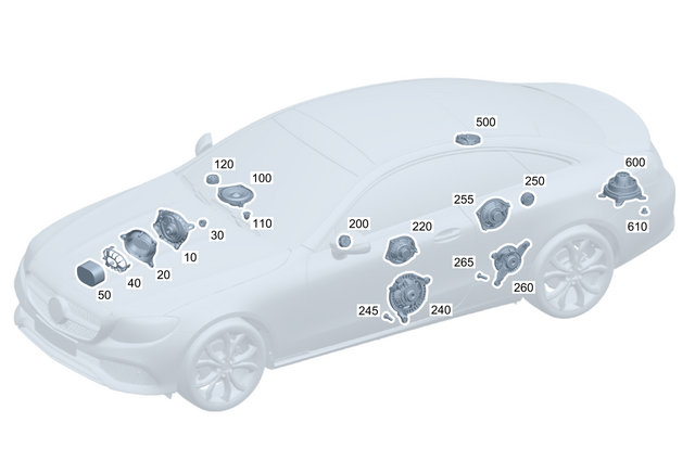 1678204100 - Electrical System: Speaker for Mercedes-Benz: GLE350, GLE450, GLE450e, GLE53 AMG, GLE580, GLE63 AMG S, GLS450, GLS580, GLS63 AMG, Maybach GLS600 Image image
