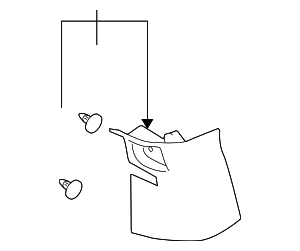 15243760 - Body: Rear Pillar Trim for GM Image