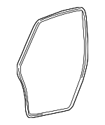 4B5833721E - Body: Weather-strip On Body for Audi: A6, A6 Quattro Image