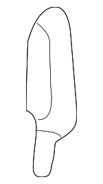 8D0837153 - Body: Wedge for Audi: A6, A6 Quattro, Allroad Quattro, S6 Image