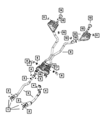 68497951AA - Exhaust: Exhaust Tailpipe, Left for Mopar Image