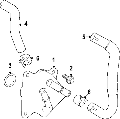 Engine Oil Cooler for 2024 Lexus NX250 #0