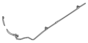 DB5Z-19835-B - A/C Refrigerant Liquid Hose 2011-2015 Ford | Ford Parts ...
