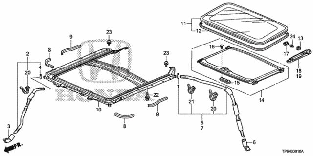 Sliding Roof for 2012 Honda Crosstour #0