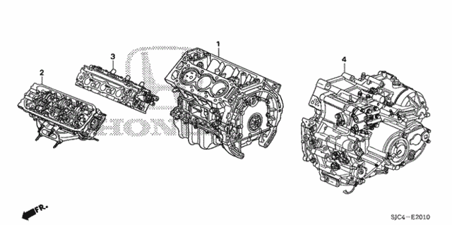 Engine Assy. - Transmission Assy. for 2012 Honda Ridgeline #0