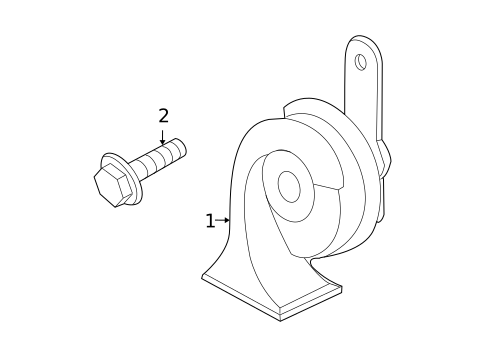 Horn for 2007 Toyota Tundra #0