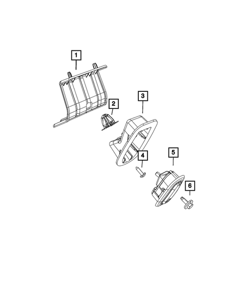 Headliners - Visors - Assist Straps for 2022 Chrysler Pacifica #3