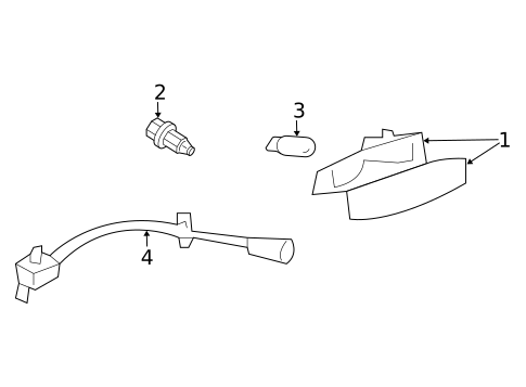 Side Marker Lamps for 2003 Hyundai Accent #0