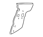 66150FA000 - Body: Front Panel Bracket for Subaru: Impreza Image