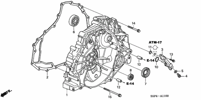 CVT Flywheel Case (CVT) for 2004 Honda Civic #0