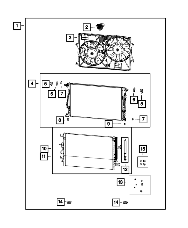 « 68406046AA –  : Cooler Isolator Kit pour Mopar Image »