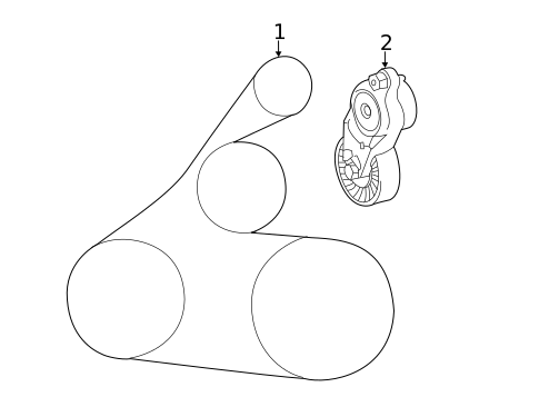 Belts & Pulleys for 2016 Toyota Camry #0