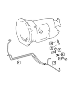68068061AA - Cooling: Transmission Oil Cooler Bracket for Mopar Image