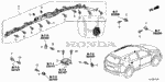 78819STKA81 - Electrical/Exhaust/Heater/Fuel: CLIP, SIDE CURTAIN AIRBAG (8.5MM) for Honda Image image