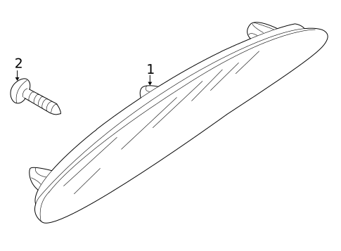 High Mounted Stop Lamp for 2009 Mini Cooper #0