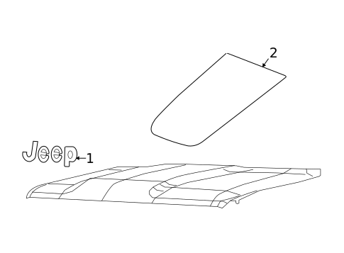 Exterior Trim - Hood for 2018 Jeep Renegade #0