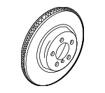 34216775291 - Brakes: Rotor for BMW: 530i, 540i, 550i, 550i GT, 550i GT xDrive, 740Li, 750i, 750i xDrive, 750Li, 750Li xDrive, 760Li, Alpina B6 xDrive Gran Coupe, Alpina B7, Alpina B7 xDrive, Alpina B7L, Alpina B7L xDrive Image