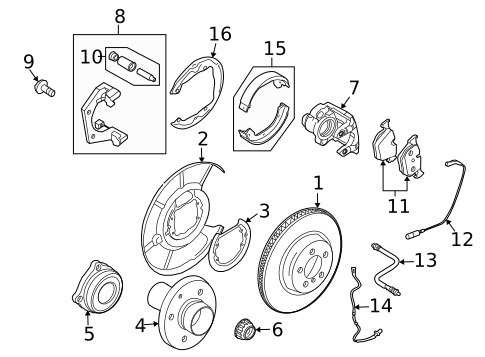 Anti-Lock Brakes for 2012 BMW 760Li #2