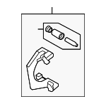 34216796720 - Brakes: Carrier for BMW: 550i GT, 550i GT xDrive, 740Li, 750i, 750i xDrive, 750Li, 750Li xDrive, 760Li, Alpina B7, Alpina B7 xDrive, Alpina B7L, Alpina B7L xDrive Image