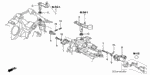 24481PYZ000 - Transmission - Manual: ARM, SELECT for Honda Image