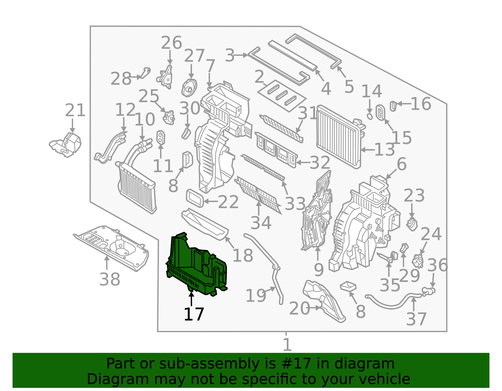 2016-2020 Kia Sorento Lower Case 97137-C6000 | OEM Parts Online