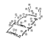 6SY50TX7AF - Body Sheet Metal Except Doors: Windshield Molding for Jeep: Wrangler Image