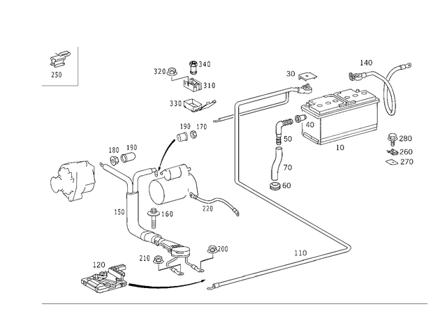 25460541 - Electrical Equipment and Instruments: Line Connector for Mercedes-Benz Image image