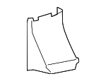 BK3Z61243W12BA - Body: Lower Trim for Ford Image image
