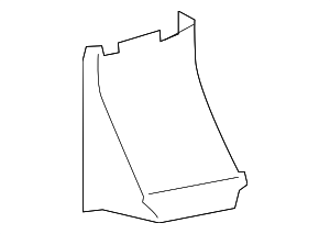 LK4Z6124347CA - Body: Door Pillar Post Trim Set for Ford Image