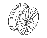 1K0601025BN8Z8 - Suspension: Wheel, Alloy for Volkswagen Image