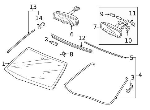 Reveal Moldings for 2008 Honda Odyssey #0