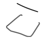 4731SHJ000 - : Weatherstrip for Honda: Odyssey Image